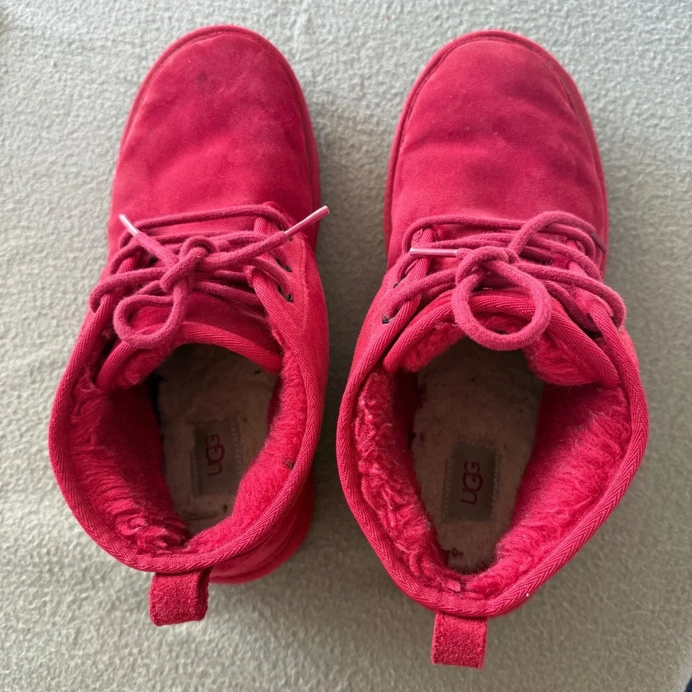 UGG Australia‎ Neumel Red Boots for Men, Size 11